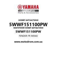 Yamaha OEM 5WWF151100PW — FENDER FR            MSM2