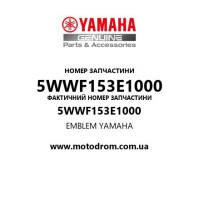 Yamaha OEM 5WWF153E1000 — EMBLEM YAMAHA