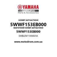 Yamaha OEM 5WWF153EB000 — EMBLEM YAMAHA