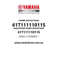 Yamaha OEM 61T11111011S — HEAD, CYLINDER 1