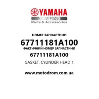 Yamaha OEM 67711181A100 — GASKET, CYLINDER HEAD 1