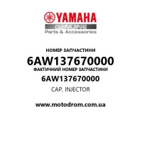 Yamaha OEM 6AW137670000 — CAP, INJECTOR