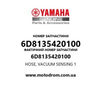 Yamaha OEM 6D8135420100 — HOSE, VACUUM SENSING 1
