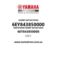 Yamaha OEM 6EY843850000 — CAP,1