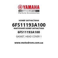 Yamaha OEM 6F511193A100 — GASKET, HEAD COVER 1