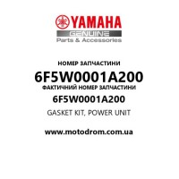 Yamaha OEM 6F5W0001A200 — GASKET KIT, POWER UNIT