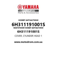 Yamaha OEM 6H311191001S — COVER, CYLINDER HEAD 1