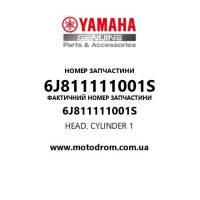Yamaha OEM 6J811111001S — HEAD, CYLINDER 1