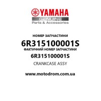 Yamaha OEM 6R315100001S — CRANKCASE ASSY