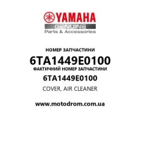 Yamaha OEM 6TA1449E0100 — COVER, AIR CLEANER