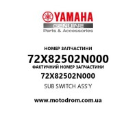 Yamaha OEM 72X82502N000 — SUB SWITCH ASS'Y