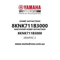 Yamaha OEM 8KNK711B3000 — GRAPHIC 2