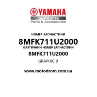 Yamaha OEM 8MFK711U2000 — GRAPHIC 9