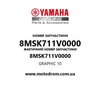 Yamaha OEM 8MSK711V0000 — GRAPHIC 10