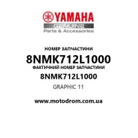 Yamaha OEM 8NMK712L1000 — GRAPHIC 11
