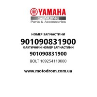 Yamaha OEM 901090831900 — BOLT 109254110000
