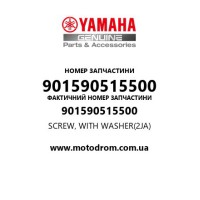 Yamaha OEM 901590515500 — SCREW, WITH WASHER(2JA)