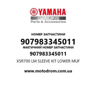 Yamaha OEM 907983345011 — XSR700 LM SLEEVE KIT LOWER MUF