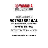 Yamaha OEM 907983BB16AL — BATTERY SLA BB16AL-A2 (FA)