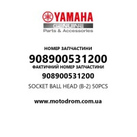 Yamaha OEM 908900531200 — SOCKET BALL HEAD (B-2) 50PCS