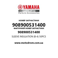 Yamaha OEM 908900531400 — SLEEVE INSULATION (B-4) 50PCS
