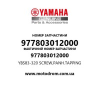 Yamaha OEM 977803012000 — YBS83-320 SCREW,PANH.TAPPING