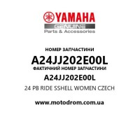 Yamaha OEM A24JJ202E00L — 24 PB RIDE SSHELL WOMEN CZECH