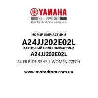 Yamaha OEM A24JJ202E02L — 24 PB RIDE SSHELL WOMEN CZECH