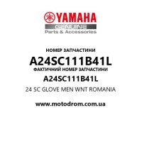 Yamaha OEM A24SC111B41L — 24 SC GLOVE MEN WNT ROMANIA