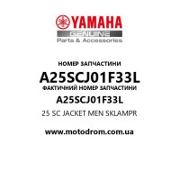 Yamaha OEM A25SCJ01F33L — 25 SC JACKET MEN SKLAMPR