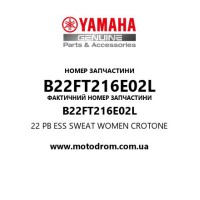 Yamaha OEM B22FT216E02L — 22 PB ESS  SWEAT WOMEN CROTONE