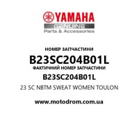 Yamaha OEM B23SC204B01L — 23 SC NBTM SWEAT WOMEN TOULON