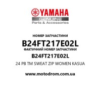 Yamaha OEM B24FT217E02L — 24 PB TM SWEAT ZIP WOMEN KASUA