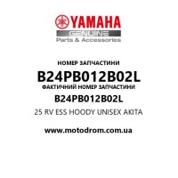 Yamaha OEM B24PB012B02L — 25 RV ESS HOODY UNISEX AKITA