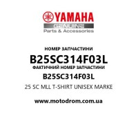 Yamaha OEM B25SC314F03L — 25 SC MLL T-SHIRT UNISEX MARKE