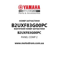 Yamaha OEM B2UXF83G00PC — PANEL COMP 2