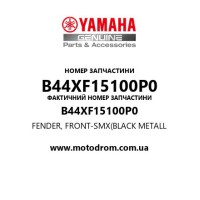 Yamaha OEM B44XF15100P0 — FENDER, FRONT-SMX(BLACK METALL