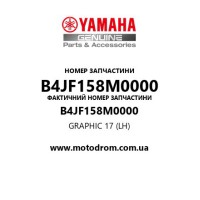 Yamaha OEM B4JF158M0000 — GRAPHIC 17 (LH)