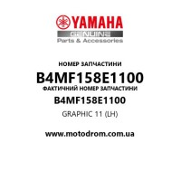 Yamaha OEM B4MF158E1100 — GRAPHIC 11 (LH)