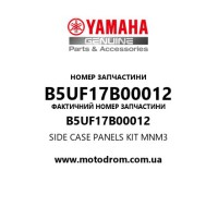 Yamaha OEM B5UF17B00012 — SIDE CASE PANELS KIT MNM3