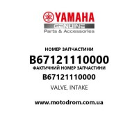 Yamaha OEM B67121110000 — VALVE, INTAKE