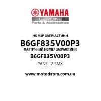 Yamaha OEM B6GF835V00P3 — PANEL 2               SMX