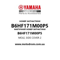 Yamaha OEM B6HF171M00P5 — MOLE, SIDE COVER 2