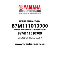 Yamaha OEM B7M111010900 — CYLINDER HEAD ASSY