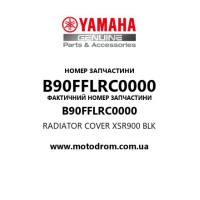 Yamaha OEM B90FFLRC0000 — RADIATOR COVER XSR900  BLK