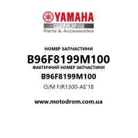 Yamaha OEM B96F8199M100 — O/M FJR1300-AE'18