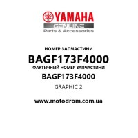 Yamaha OEM BAGF173F4000 — GRAPHIC 2