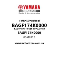 Yamaha OEM BAGF174K0000 — GRAPHIC 6