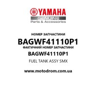 Yamaha OEM BAGWF41110P1 — FUEL TANK ASSY        SMX