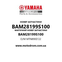 Yamaha OEM BAM28199S100 — O/M MTN890D'22